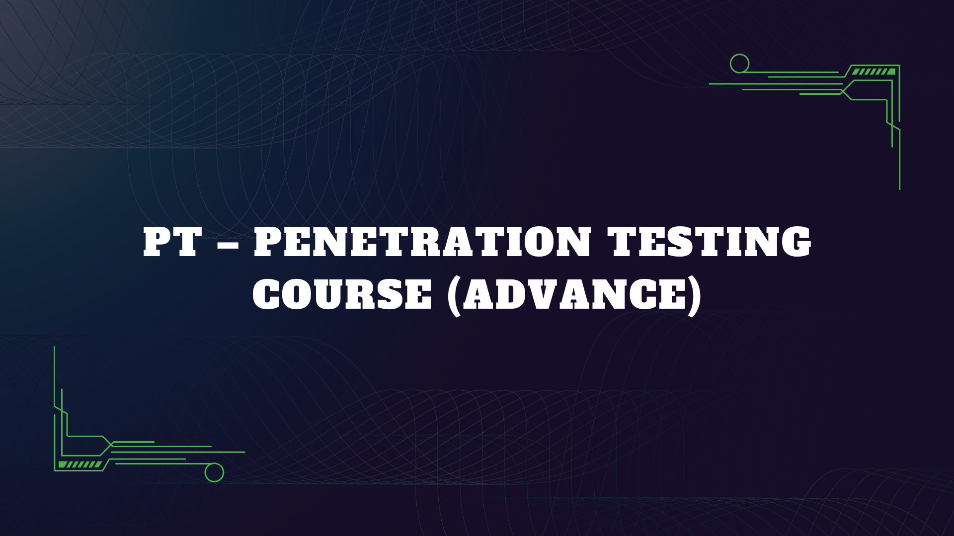 PENETRATION TESTING COURSE (ADVANCE)